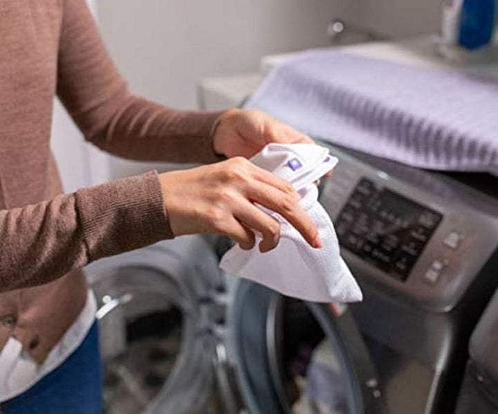 Tampoane de alăptat lavabile Lansinoh - Pachet de 4, inclusiv plasă de rufe - Ultra absorbante, super moi și reutilizabile Accesorii Hrana si Alaptare Bebe Naty Shop