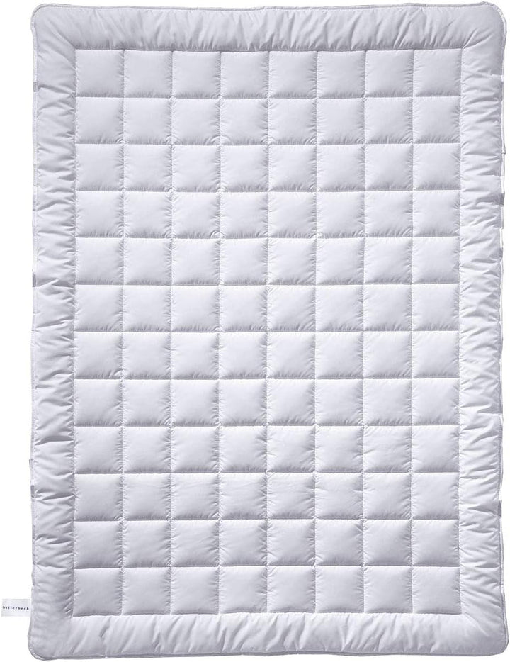 Plapumă Billerbeck Vanessa Superlight - plapumă de vară - 155 X 220 Cm - plapumă de bumbac, plapumă răcoritoare, plapumă ușoară de vară - 100 % bumbac, alb Plapumi si pilote Naty Shop 135X200 Cm Lumina verii