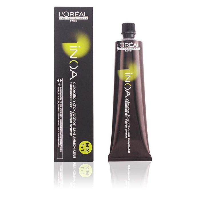 L'Oréal Professionnel INOA Colorație oxidativă fără amoniac 4 maro mediu, 1 pachet, (1x 60 ml) Vopsea pentru par Naty Shop