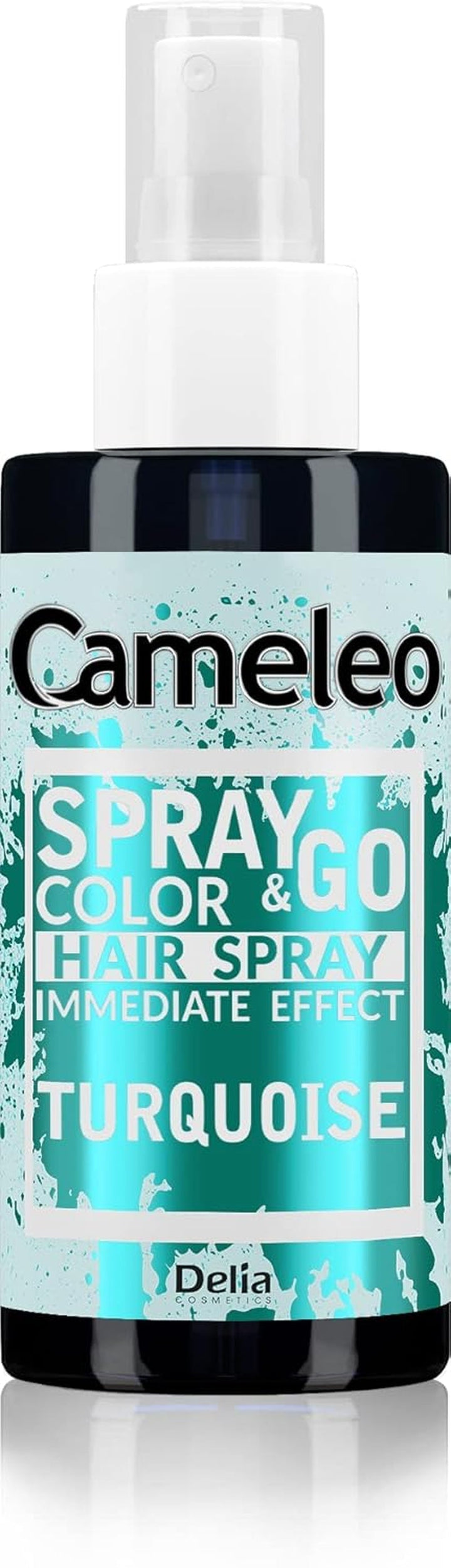 Cameleo - Spray & Go - spray colorant pentru păr - violet - pentru păr blond, blond platinat și gri - pur și simplu pulverizați și terminați - semi-permanent - rezultat instant - spray colorant pentru păr carnival - 150 ml Vopsea pentru par Naty Shop Turcoaz 150 G (1 pachet)