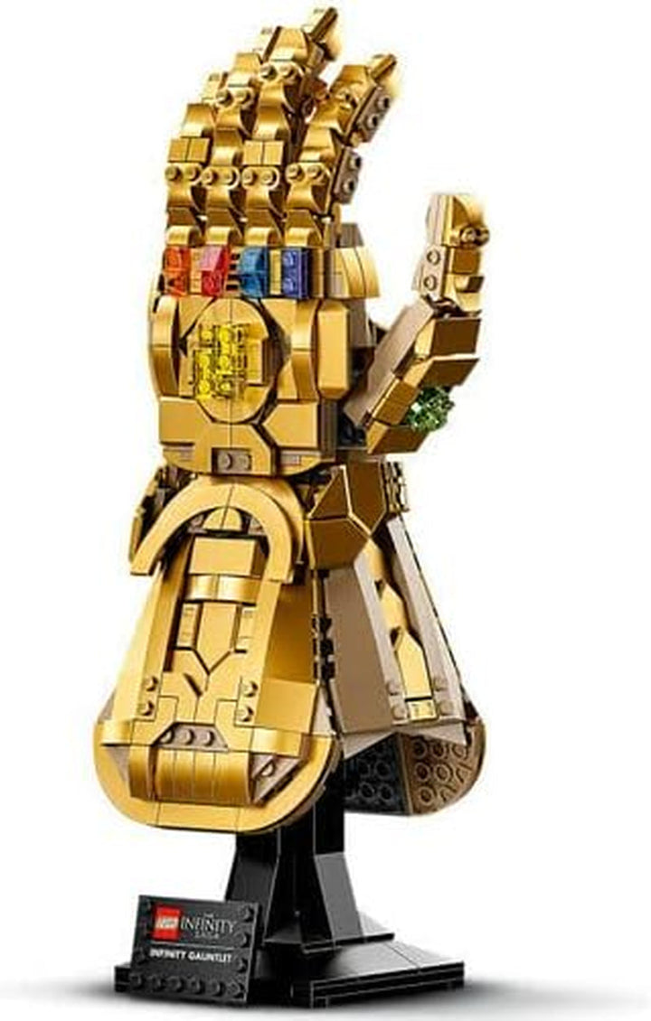 LEGO 76191 Marvel Super Heroes Infinity Glove, Set Avengers pentru adulți cu modelul mănușii lui Thanos de construit, articol pentru fani, cadou pentru bărbați, femei, ea și el Seturi de constructie Besuche den LEGO-Store