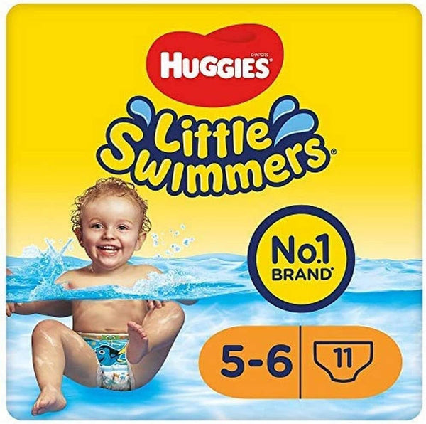 Huggies Little Swimmers Einweg-Schwimmwindeln, Größe 5 – 6 – 33 Hose Total Naty Shop 33 Stück (1Er Pack)