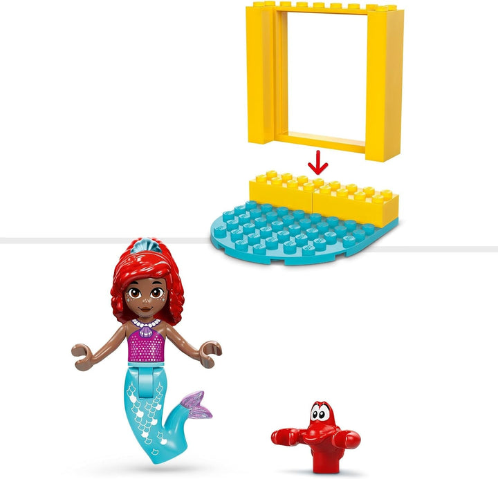 LEGO Ç€ Disney Princess Arielle's Musical Stage, jucărie de construit pentru copii cu 2 figuri, idee de cadou pentru fete și băieți de la 4 ani și pentru fanii serialului TV, jucărie pentru copii 43235 Seturi de constructie Besuche den LEGO-Store