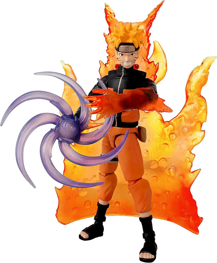 Bandai - Anime Heroes - Naruto Shippuden - Anime Hero Figures 17 Cm - Kakashi Hatake - Licență oficială - Figura articulată Kakashi - 36903 Action figures Naty Shop Transformarea Naruto Kyubi