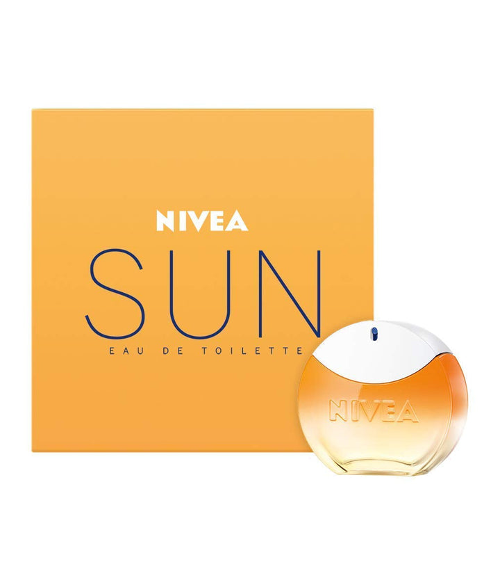 NIVEA SUN Eau De Toilette, parfum unisex cu mirosul original de protecție solară, estival, răcoritor și în sticla emblematică de parfum (30 ml)