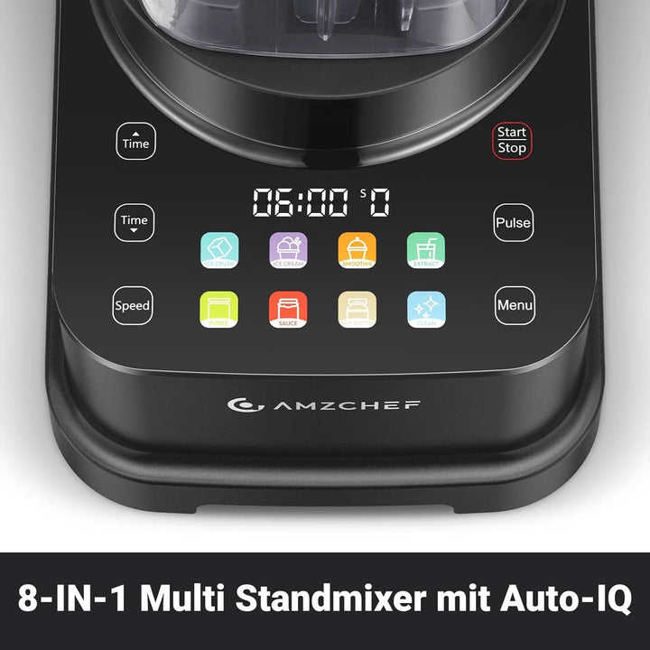 Blender AMZCHEF, 8 meniuri inteligente și 10 viteze, ecran tactil LCD Bucatarie Naty Shop