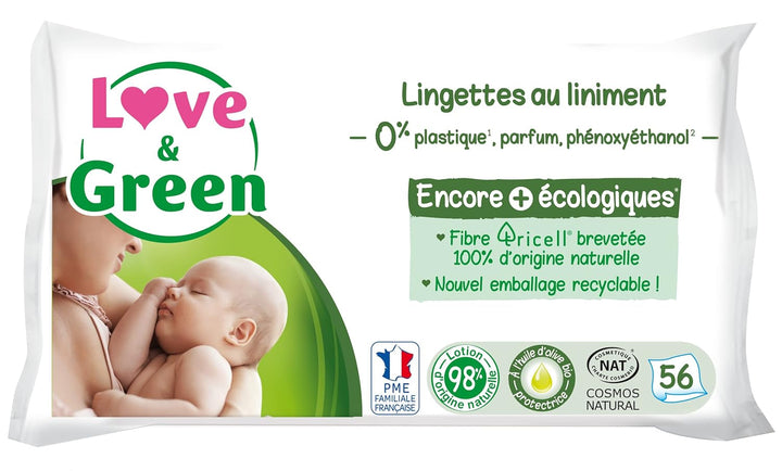 Șervețele igienice ecologice - pachet de 55 de șervețele - certificate Cosmo Natural de către ECOCERT și FSC