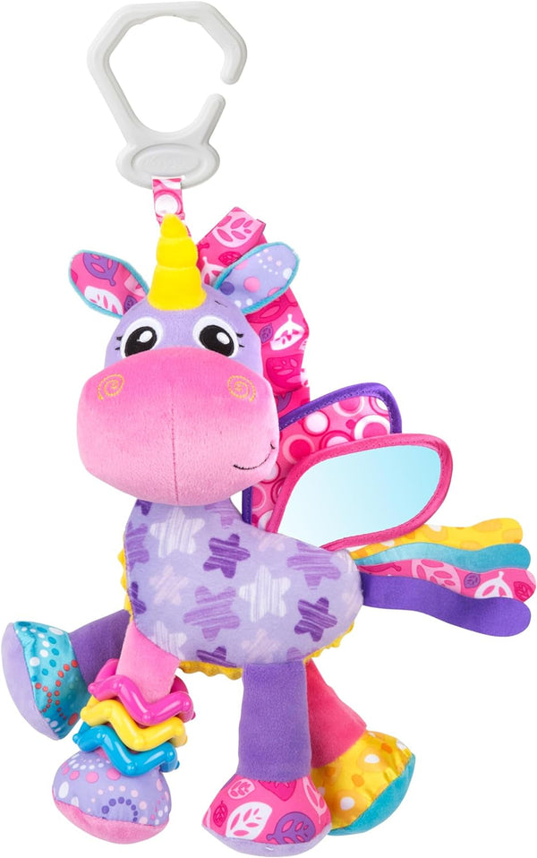 Playgro activity friend unicorn Stella, remorcă pentru cărucior, de la 0 luni, roz/violet, 40183 Jucarii Bebe Naty Shop Unicorn