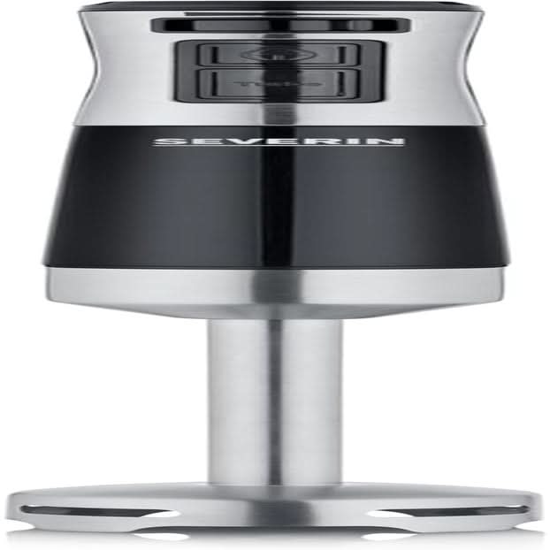 SEVERIN Kabelloser Stabmixer Mit Premium-Set, Abnehmbarer Mixstab, Mit Pürierstab, Multizerkleinerer, Mixbehälter, Kartoffelstampfer & Schneebesen, Schwarz/Edelstahl-Gebürstet, SM 3775 Mama si Copilul Naty Shop 600 W