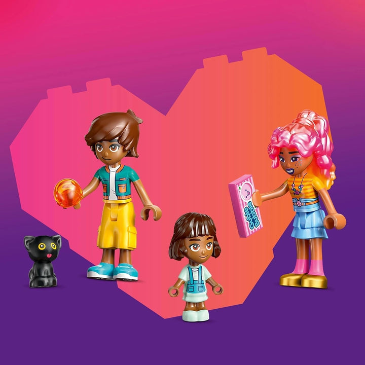 LEGO Friends Heartlake City Shop, set de joacă pentru fete cu vârsta peste 6 ani, joc de rol cu 2 mini-doll-uri, jucărie cu micro-doll și pisică 42649 Seturi de constructie Besuche den LEGO-Store