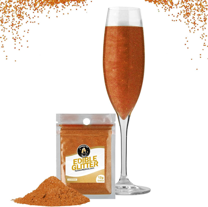 Twinkle My Drink® Glitter comestibil pentru băuturi, diverse culori, 12 grame Naty Shop Kupfer