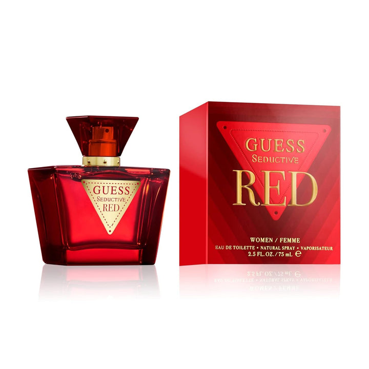 GUESS Seductive Red, Apă de toaletă pentru femei, Parfum floral-fructat gurmand, Parfum senzual, Persistent