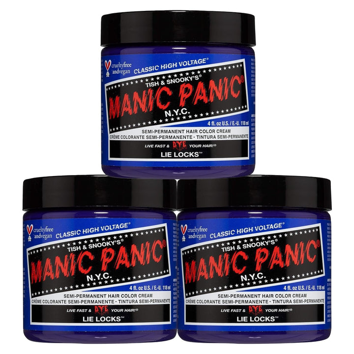 Manic Panic Electric Lizard Classic Cream, vegan, fără cruzime, vopsea de păr verde semipermanentă 118ml