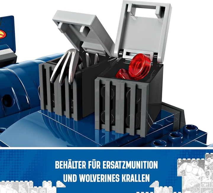 LEGO Marvel X-Jet The X-Men, model de avion de construit cu figuri, inclusiv Wolverine și Rogue, jucărie cu supereroi pentru copii, cadou pentru băieți și fete de la 8 ani 76281 Seturi de constructie Besuche den LEGO-Store