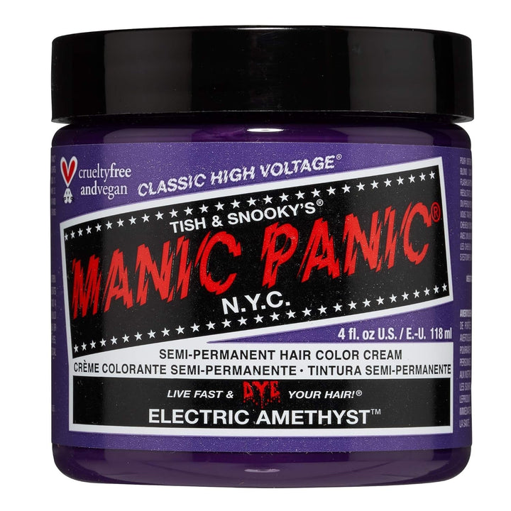 Manic Panic Electric Lizard Classic Cream, vegan, fără cruzime, vopsea de păr verde semipermanentă 118ml