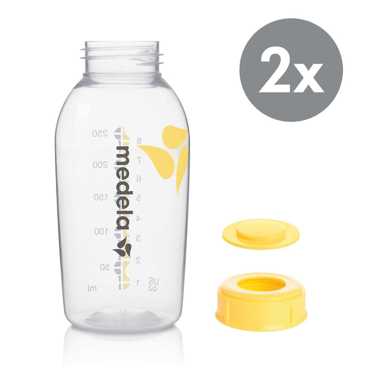 Biberoane Medela pentru depozitarea laptelui matern | Fără BPA | Pachet de 2 × 250 ml Accesorii Hrana si Alaptare Bebe Naty Shop