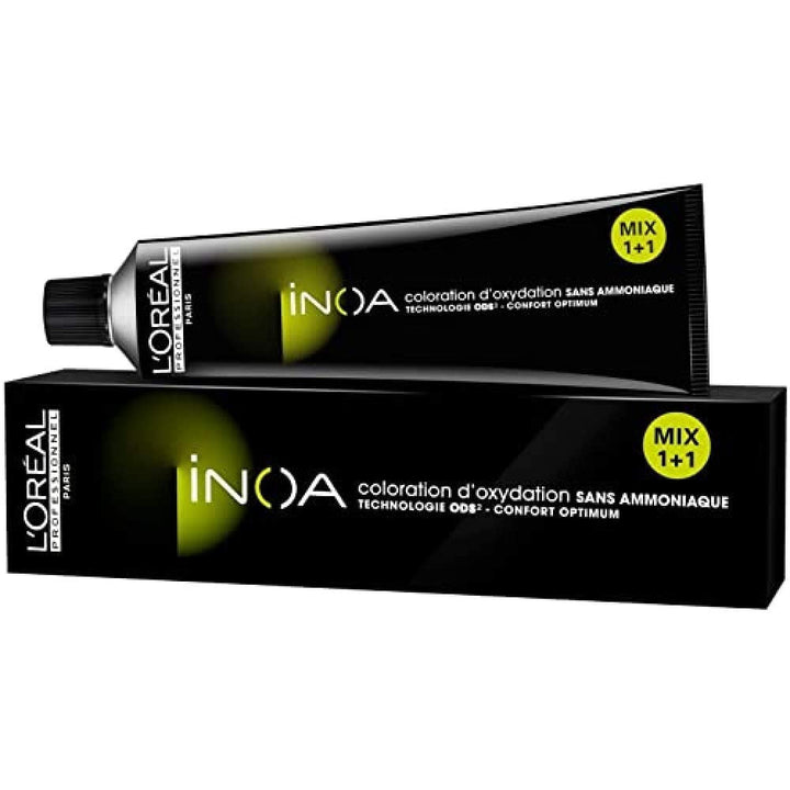 L'Oréal Professionnel INOA Colorație oxidativă fără amoniac 4 maro mediu, 1 pachet, (1x 60 ml)