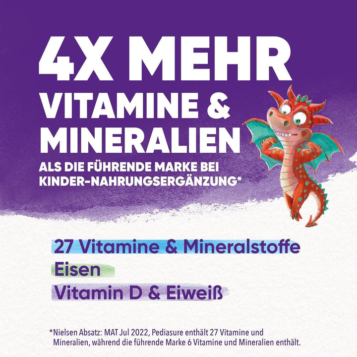 Pediasure Puterea Dragonului, Supliment nutritiv pentru copii de la vârsta de 1 an, 27 de vitamine și minerale Naty Shop