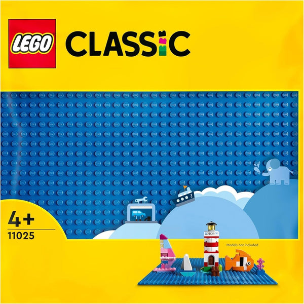 Placă de construcție LEGO 11025 Classic Blue, placă de bază pătrată cu 32X32 știfturi ca seturi de bază, jucărie de construcție pentru copii Seturi de constructie Besuche den LEGO-Store Singur