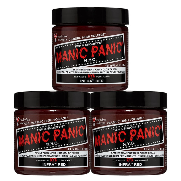 Manic Panic Electric Lizard Classic Cream, vegan, fără cruzime, vopsea de păr verde semipermanentă 118ml