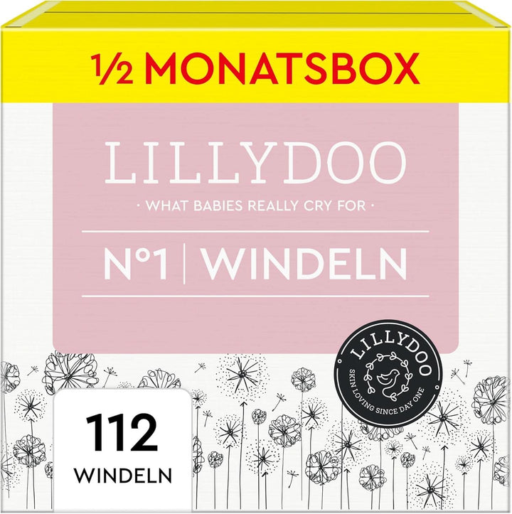 LILLYDOO Scutece prietenoase cu pielea, mărimea 2 (4-8 kg) Mama si Copilul Naty Shop 1 (112 buc)