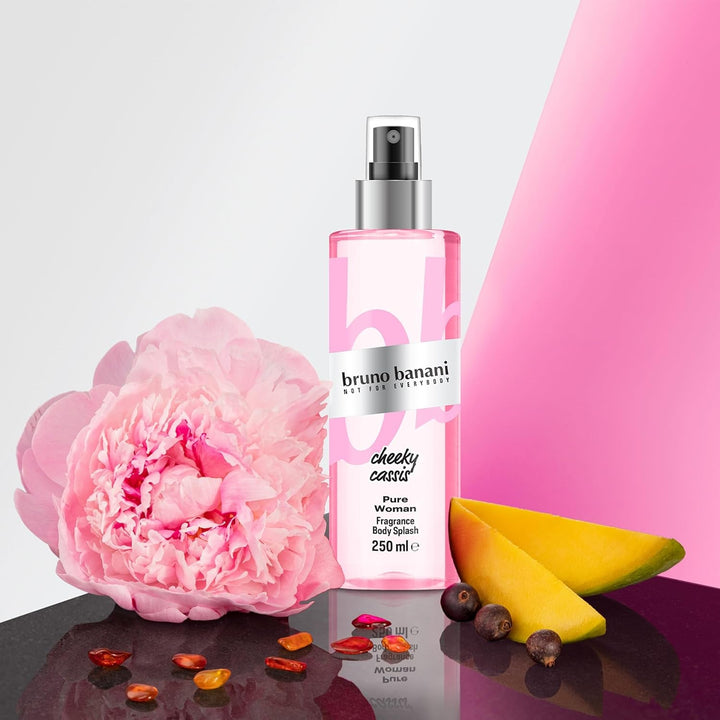 Bruno Banani Pure Woman Body Splash, parfum proaspăt fructat pentru ea, 250 ml
