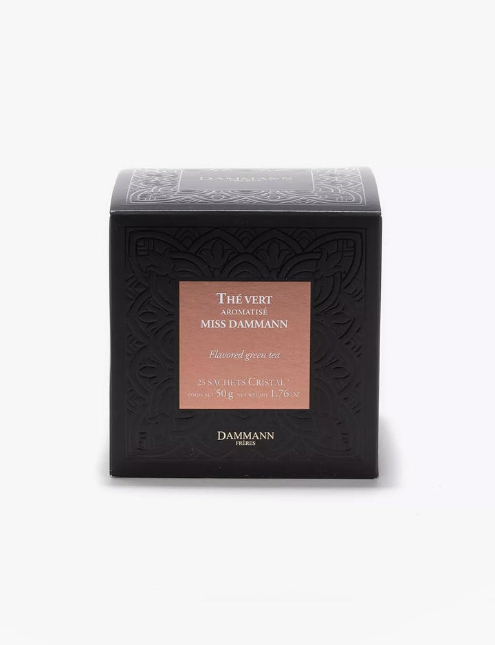 Dammann Frères - Miss Dammann 25 pliculețe Cristal - Ceai verde - Ghimbir, fructul pasiunii