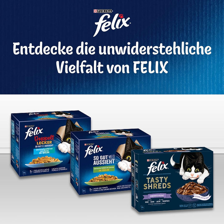 FELIX so Good How It Looks Hrană pentru pisici umedă în jeleu, cu pui, 26Pack (26 X 85G)