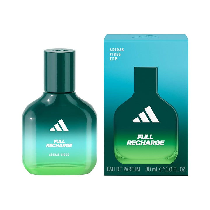 Adidas Vibes Happy Feels Eau De Parfum, un parfum unisex vesel, care îmbunătățește starea de spirit, cu note florale proaspete și uleiuri esențiale naturale, 100 ml