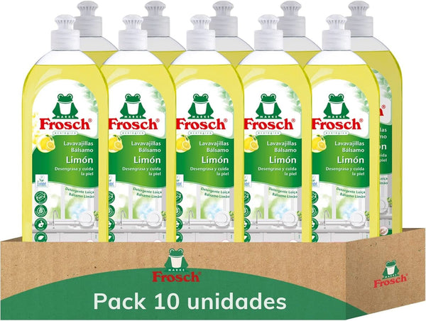 Lichid pentru clătirea mâinilor, degresează și protejează pielea, testat dermatologic, 10 x 750 ml Naty Shop