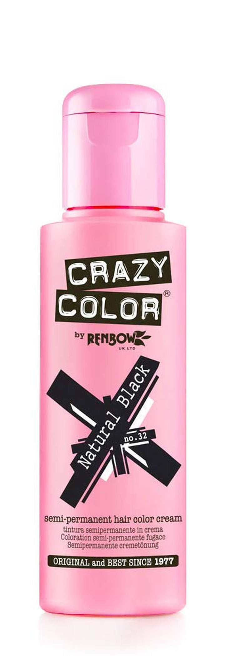 GO TOXIC UV cremă semipermanentă pentru colorarea părului, 100 ml (1 pachet) Vopsea pentru par Naty Shop Negru natural 100 Ml (1 pachet)