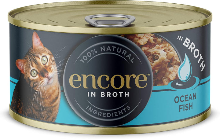 Encore Premium 100% Natural Hrană umedă la conservă pentru pisici cu sardine și file de ton - pachet de 16 X 70G
