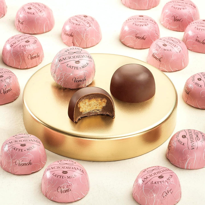 Venchi - deserturi italiene - Baciodidama Latte la pachet de 1 kg Bomboane de Ciocolata Naty Shop
