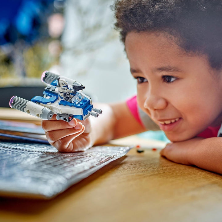 LEGO Star Wars Căpitanul Rex Y-Wing Microfighter, cărămizi construibile pentru nave stelare de colecționat, idee de cadou pentru băieți și fete cu vârsta de 6+ 75391 Seturi de constructie Besuche den LEGO-Store