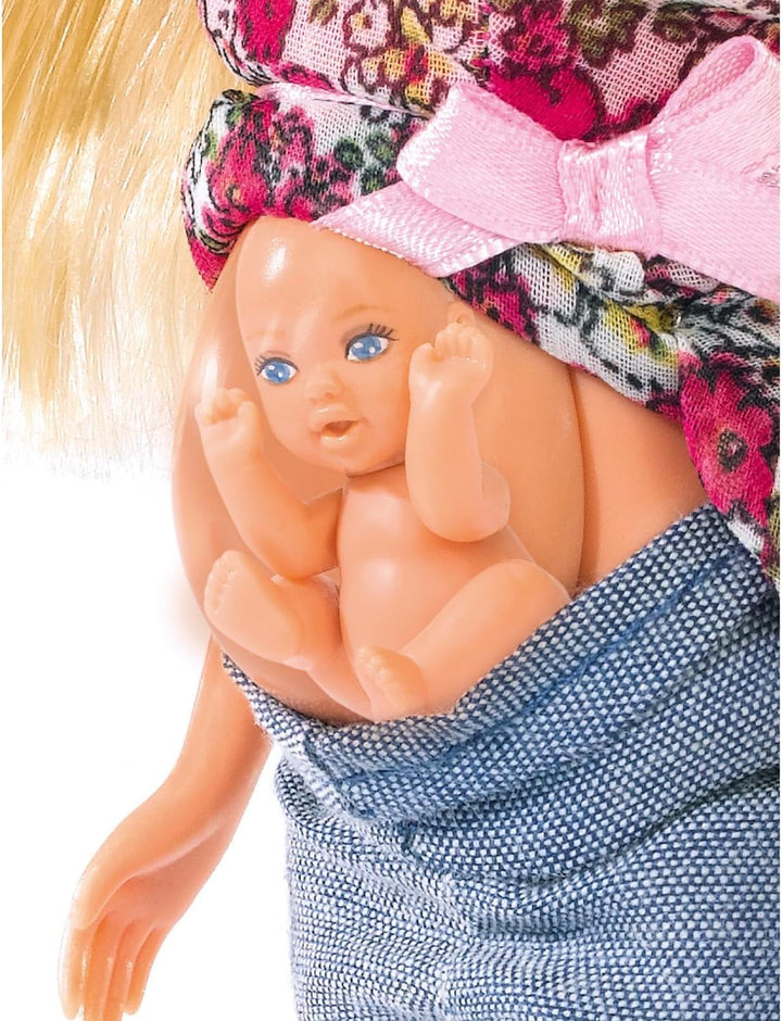 Simba 105734000 - Steffi Love Welcome Baby, Papusa insarcinata, Cu bebelusul in burtica, Accesoriu, Papusa de imbracat, 29Cm, Pentru copii de la 3 ani in sus Papusi Naty Shop