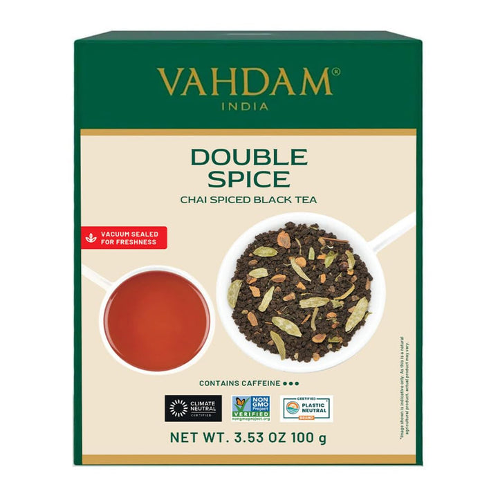 VAHDAM, ceai verde cu mușețel, mentă și citrice (100 g) Ceai natural 100% | Ceai verde, flori de mușețel, mentă, coji de portocală, ceai de mușețel | Direct de la sursa din India
