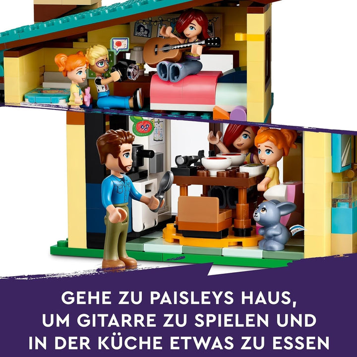 Casă de familie LEGO Friends Olly și Paisley, casă de păpuși cu figurine și accesorii, set cu casă cu două etaje și casă în copac, cadou creativ pentru fete și băieți cu vârsta de peste 7 ani 42620 Seturi de constructie Besuche den LEGO-Store