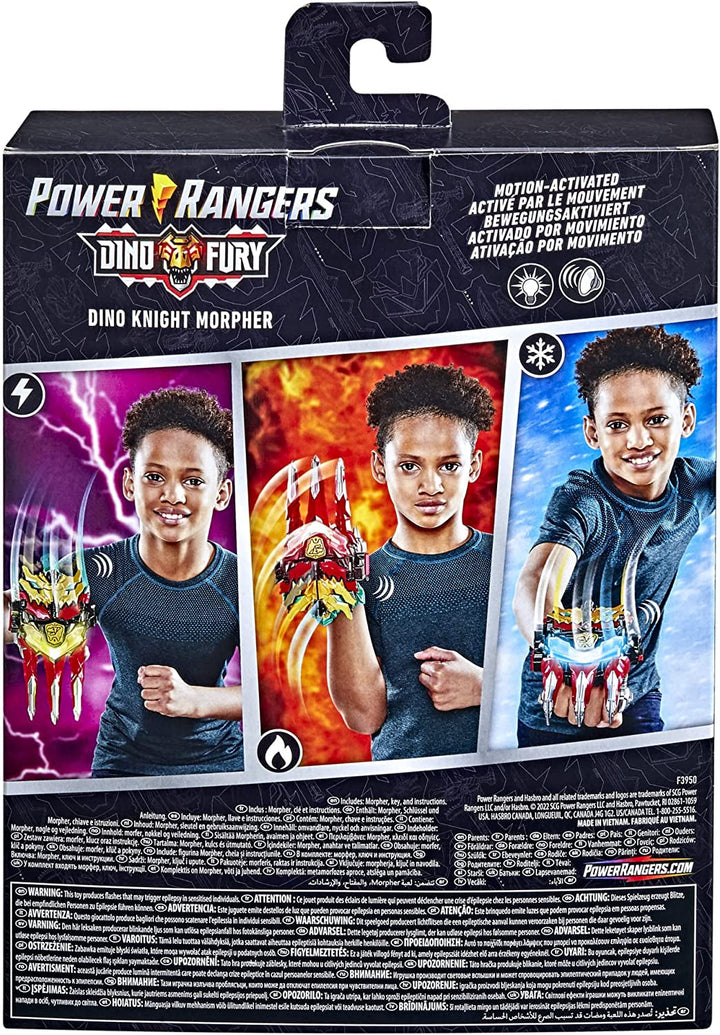Power Rangers Dino Knight Morpher, jucărie cu lumini, sunete și taste, inspirată de serial, 15 centimetri Action figures Naty Shop