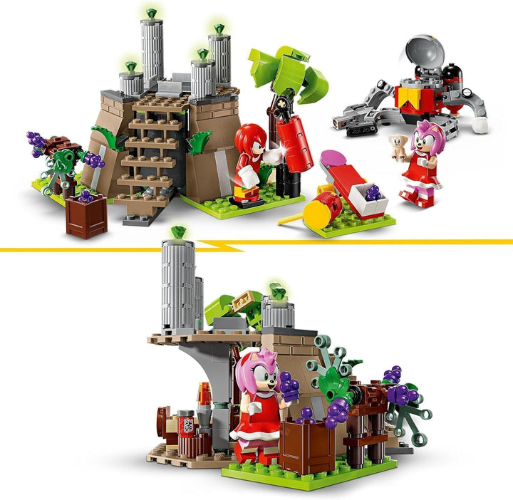 LEGO Sonic the Hedgehog Knuckles And The Shrine Of Master Emerald, jucărie de colecționat, cadou pentru gameri, set de construcție de aventură pentru băieți și fete de la 8 ani 76998 Seturi de constructie Besuche den LEGO-Store