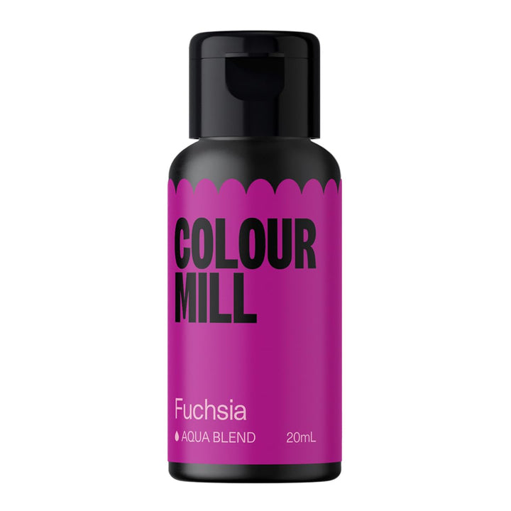 Colorant alimentar pe bază de apă Colour Mill Aqua Blend Burgundy - Foarte intens, concentrat, vegan - 20 ml