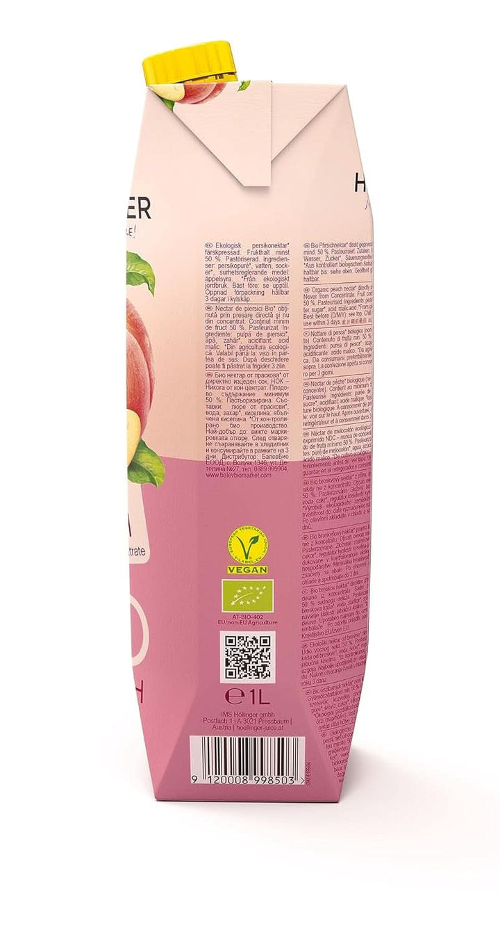 BIO Piersica, 1 litru Bauturi fara alcool Naty Shop
