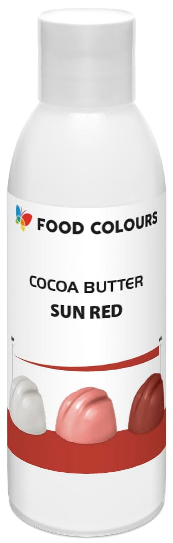Coloranți alimentari Unt de cacao ROȘU CARMIN 100 G Colorant alimentar pe bază de unt de cacao pentru ciocolată, praline, mase grase și creme