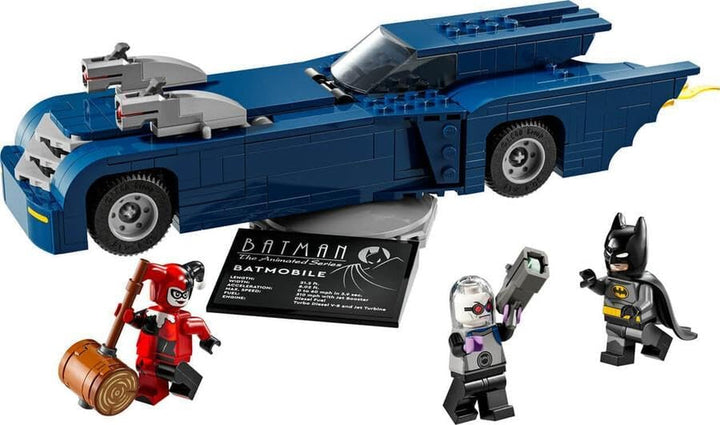 LEGO DC Batman: Batman în Batmobil vs. Harley Quinn și Mr Freeze, mașină de jucărie din seria animată pentru copii, cadou pentru băieți și fete de la 8 ani 76274 Seturi de constructie Besuche den LEGO-Store