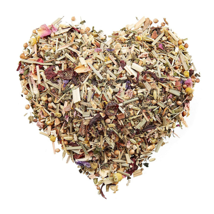 Teeverliebt - Ceai de plante alcalin 1000 g ceai vrac cu 49 de plante organice selectate, ceai alcalin pentru bunăstare cu păpădie, rădăcină de alant, salvie, urzică, scorțișoară, măr și multe altele.