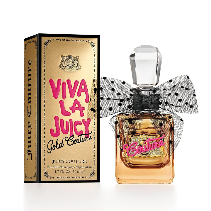 Juicy Couture - Viva La Juicy Gold Couture, Apă de parfum, Parfum fructat și cald, Parfum de lux pentru femei - 100 ml