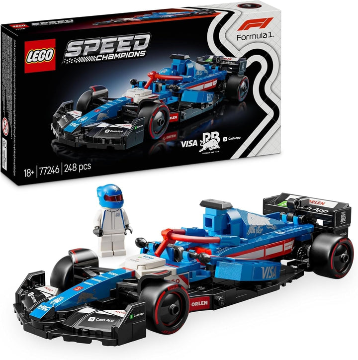 LEGO Speed Champions Mercedes-Amg F1 W15 Race Car - Jucărie cu minifigurină Formula 1 - Model de mașină de colecționat și construit - Cadou pentru băieți și fete 10+ sau fani adulți 77244 Seturi de constructie Besuche den LEGO-Store Visa Cash App Rb Vcarb 01 F1 Car 77246