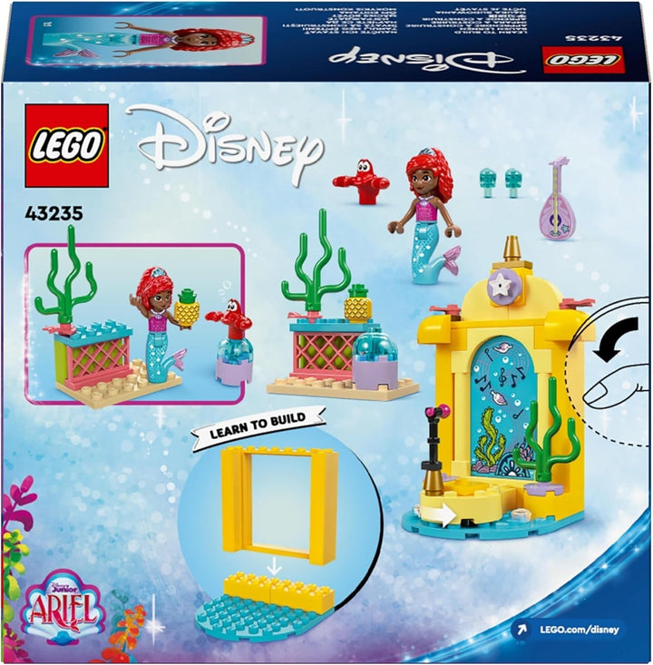 LEGO Ç€ Disney Princess Arielle's Musical Stage, jucărie de construit pentru copii cu 2 figuri, idee de cadou pentru fete și băieți de la 4 ani și pentru fanii serialului TV, jucărie pentru copii 43235 Seturi de constructie Besuche den LEGO-Store