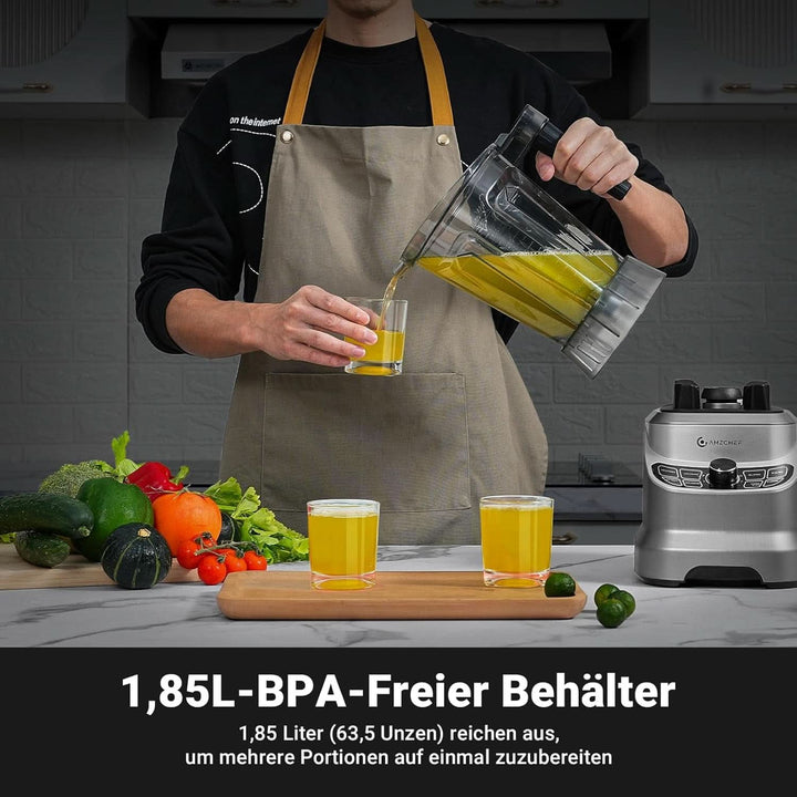 AMZ BOSS Professional Blender cu 8 viteze reglabile | Mixer de 1800W Mama si Copilul Naty Shop