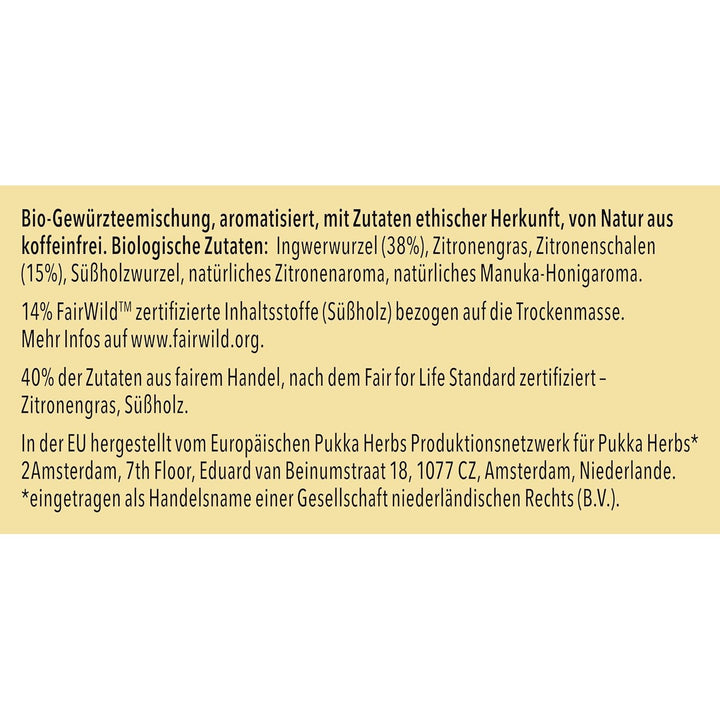 Pukka | Ceai de fructe bio „Night Time Berry” | Mușețel, coacăze negre și mure | Ceai pentru o seară relaxantă | Fără cofeină | Pachet de 1 | 20 pliculețe de ceai