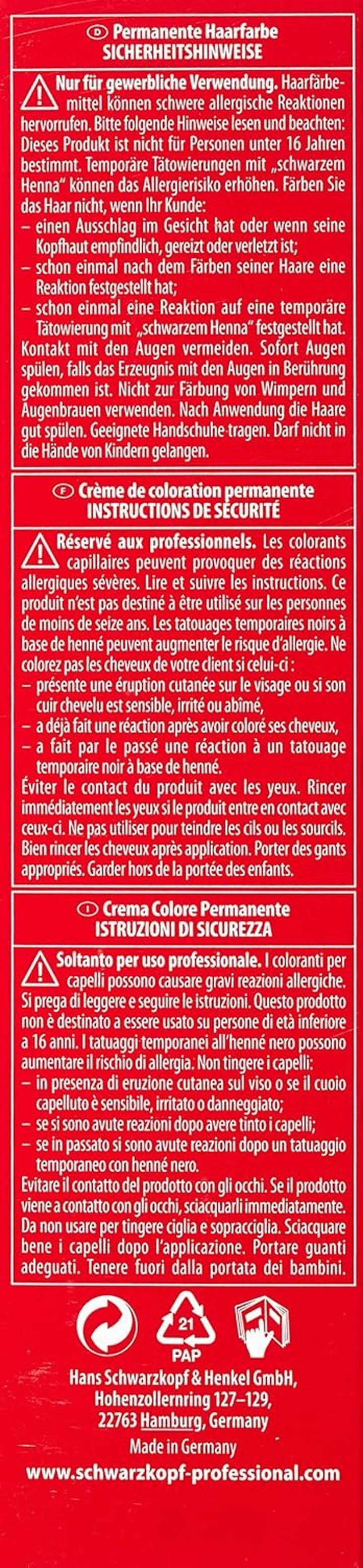 Schwarzkopf IGORA Royal Premium Hair Colour 6-68 blond închis roșu ciocolatiu, 1 pachet (1 x 60 g) Vopsea pentru par Naty Shop